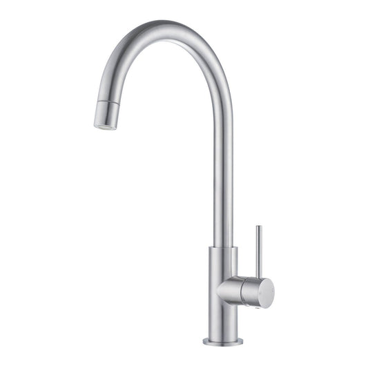 Mondella 25mm Stainless Steel Resonance Side Lever Sink Mixer - Dual Function - 5 Star WELS Rated - Lead-Free