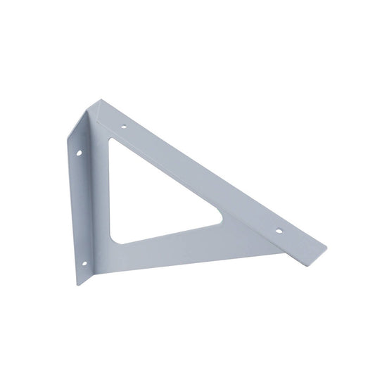 Carinya Triangle Stayed Bracket 190mm White Steel 100kg Capacity - Auzzistore