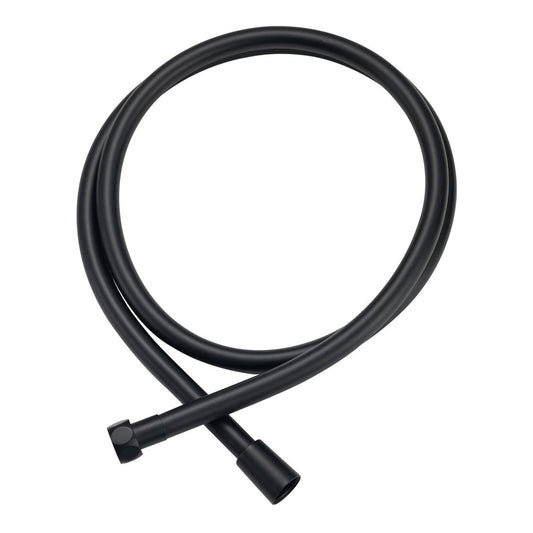 Mondella 1500mm Black Matte PVC Shower Hose Connection - Durable - Lead-Free