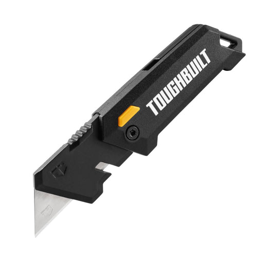 Toughbuilt Sub Compact Folding Utility Knife - 4" - Durable & Versatile - Auzzistore