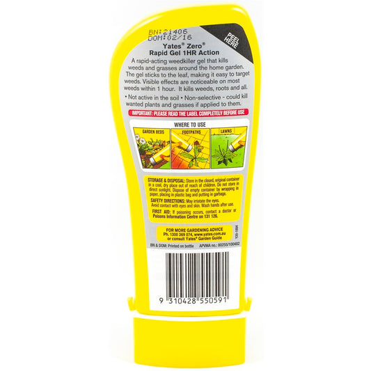 Yates Zero Rapid Gel 200ml Weed Killer 1 Hour Action Easy Apply – view 2 - Auzzistore