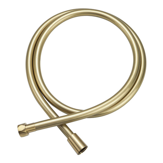 Mondella 1500mm Brushed Brass PVC Shower Connection - Durable - Lead-Free