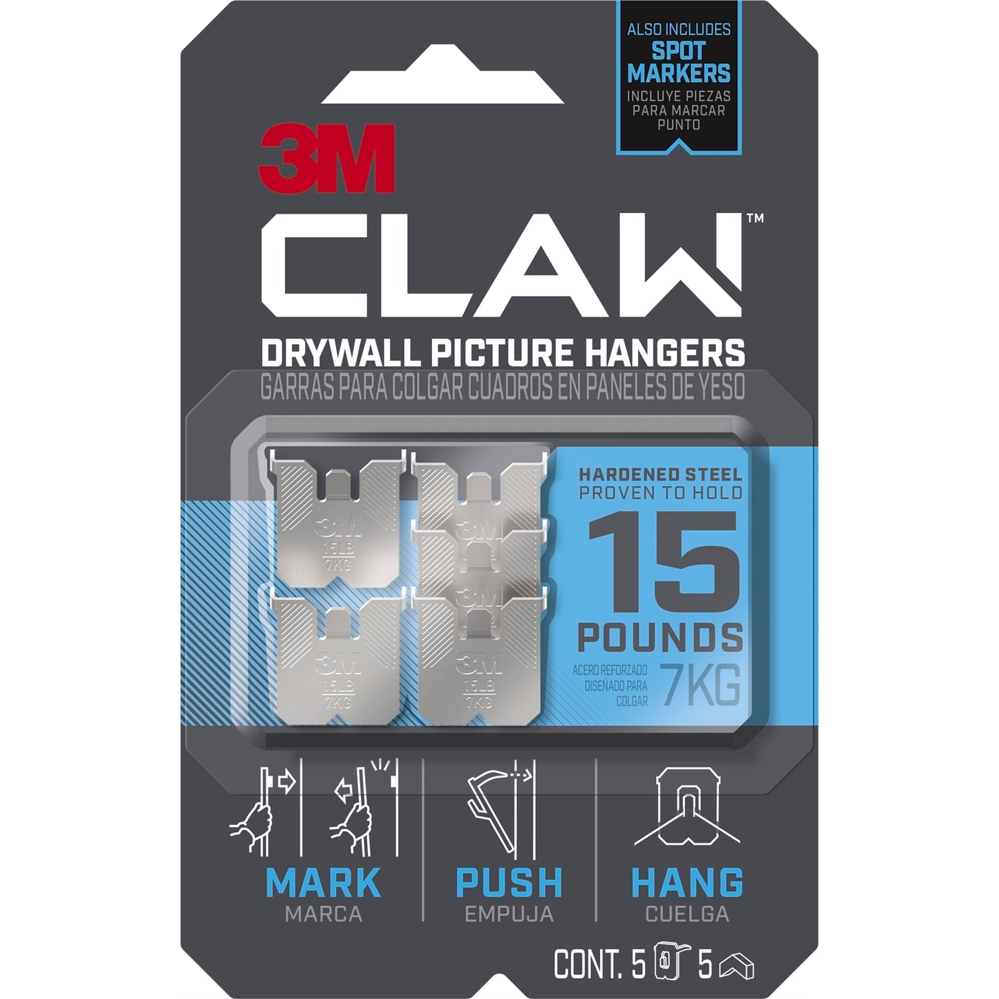 3M Claw™ Picture Hanger  5 Pack