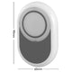 Arlec 240V Pill Plug-in LED Night Light 3 Pack - Warm White Glow - Grey - 60mm x 90mm