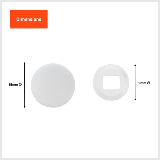 Taskmaster Screw Caps - 8g - Plastic - Easy DIY Installation – view 2 - Auzzistore