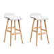 Artiss White Sliva Barstool 2 Pack – view 3