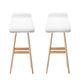 Artiss White Sliva Barstool 2 Pack – view 2