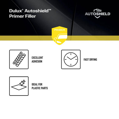 Dulux Autoshield Spray Paint Primer Filler 340g 0.34L Beige - Fast Drying