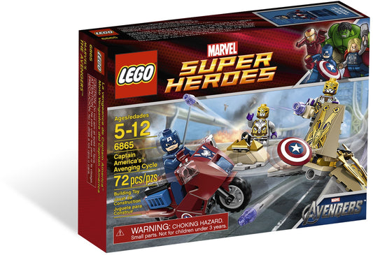 LEGO 6865 Marvel Super Heroes Captain Americas Avenging Cycle- Auzzi Store
