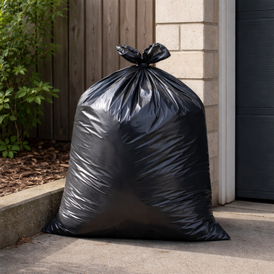 Grunt 60L Rubbish Bags 50 Pack - 850 x 700mm - Black