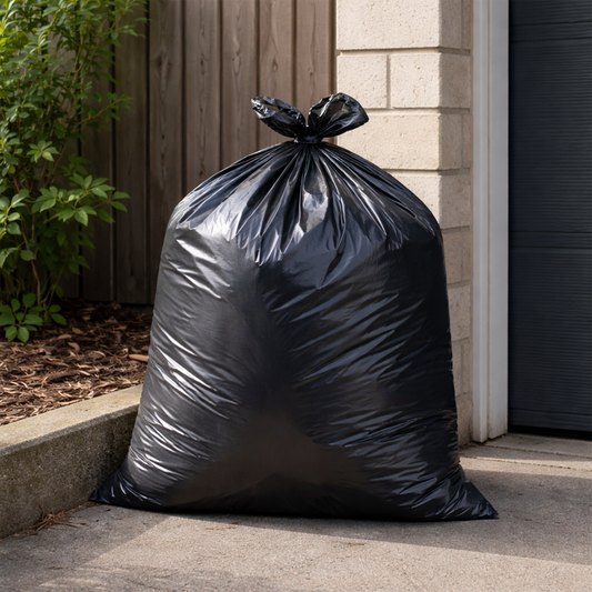 Grunt 60L Rubbish Bags 50 Pack - 850 x 700mm - Black