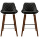 Artiss Ezio Black Barstools 2 Piece – view 3