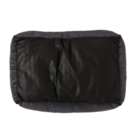 Happy Tails Large Grey Lounger Bed 90 x 60 cm - Plush Comfort for Pets – view 2