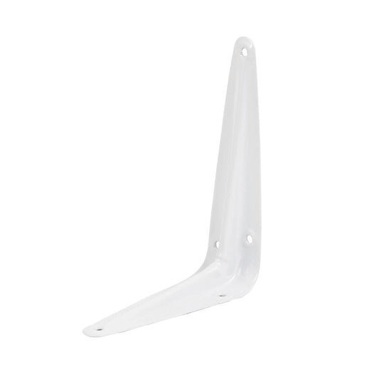 Zenith Light Duty Bracket - 125mm x 100mm - Steel - White Finish - 1 Pack - Auzzistore