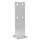 Vuepro T-Blade Post Support - 80mm - Galvanised - Concealed Fixing