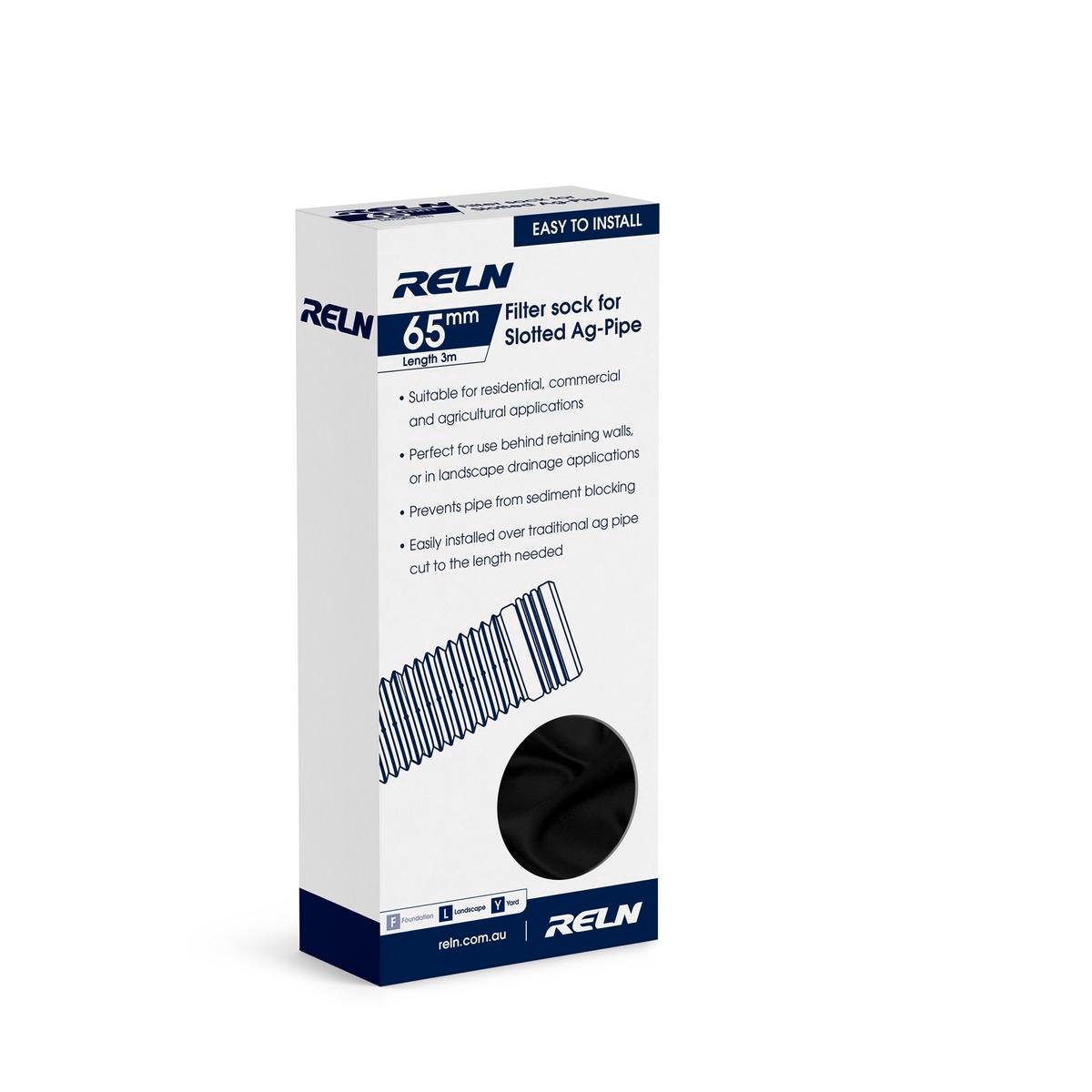 Reln 65mm x 3m Filter Sock for Slotted Ag Pipe – Auzzi Store