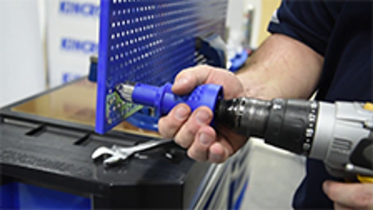 Kincrome Ezi Riv Nut Drill Attachment - Universal - 1/4" - Composite - Easy Use – view 2 - Auzzistore