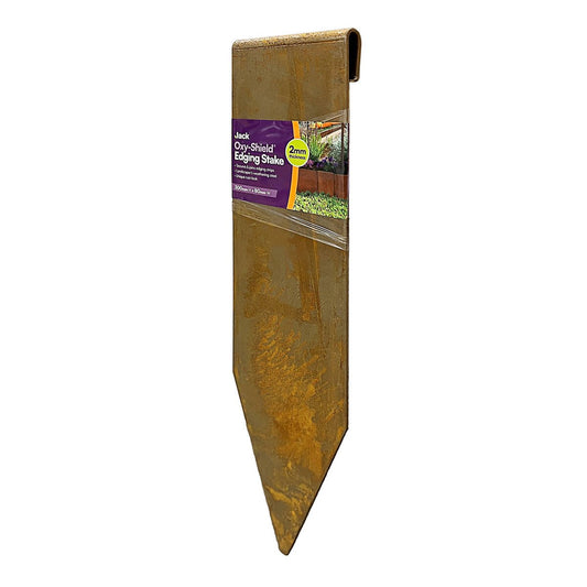 Jack Oxy Shield Edging Stake 300mm x 80mm - Durable Corrosion-Resistant Steel – view 2 - Auzzistore