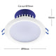 Deta 7W LED Downlight - Tri Colour Dimmable - 10 Pack - IP44 - 190mm