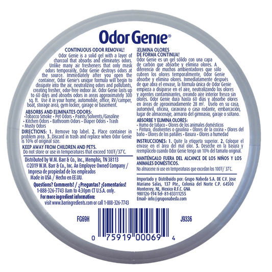 Damprid Wild Berry Odor Genie - 226g Solid Gel - Eliminates Odours for 60 Days – view 2 - Auzzistore