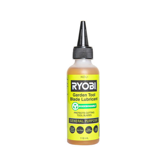Ryobi Biodegradable Garden Tool Blade Lubricant - 118ml - Reduces Friction - Auzzistore
