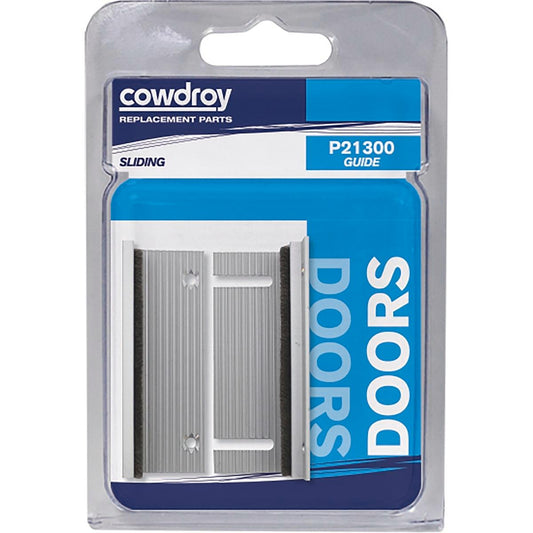 Cowdroy Sliding Door Guide Wall Mount - 19-38mm - Aluminium - Easy Install - Auzzistore
