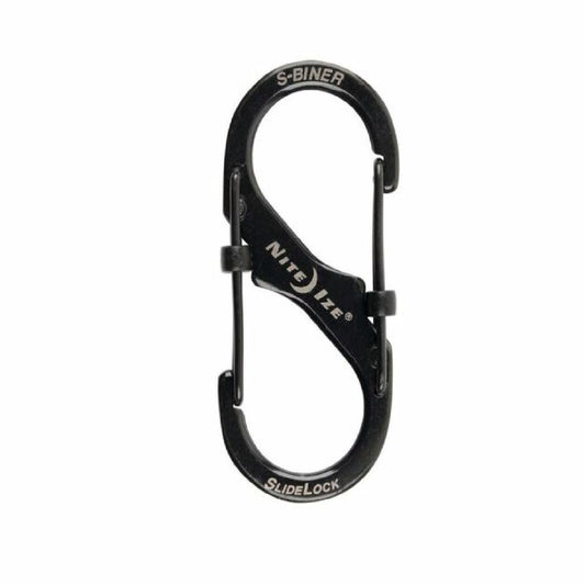 Nite Ize S-Biner Slide Lock 50x22mm Stainless Steel Secure Locking - Auzzistore