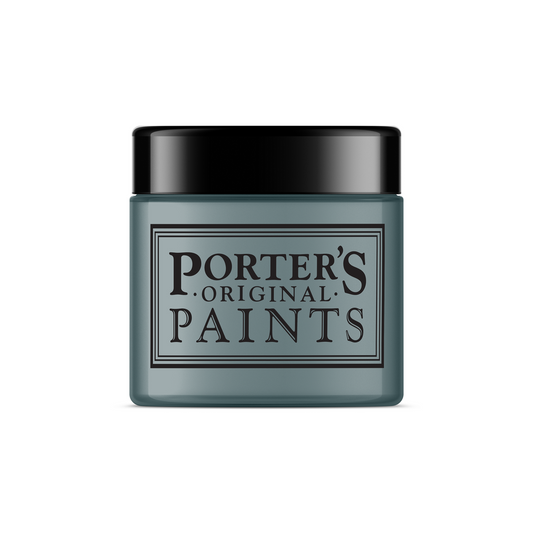Porter S Washable Paint - 100ml - Hamptons Blue - Eggshell Finish - Auzzistore