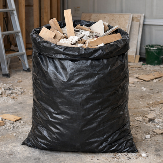Grunt 158L Black Heavy Duty Clean Up Bags - 158L Capacity - Tough Design