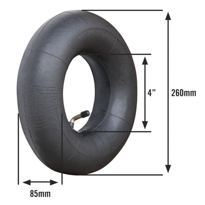 Sherlock Medium Trolley Wheel Inner Tube 4.10/3.50-4 Rubber Durable