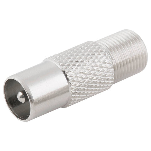 Antsig F Socket to Pal Plug - Coaxial Cable Joiner - 5mm x 27mm x 10mm - Durable - Auzzistore