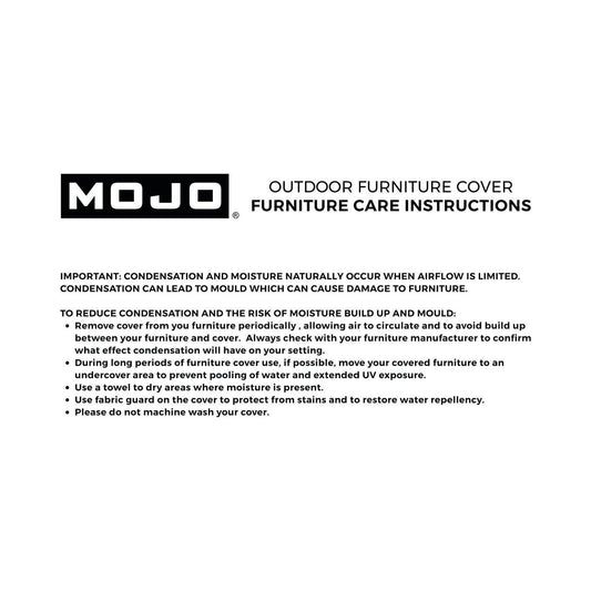 Mojo Premium Outdoor Furniture Cover Sunlounge - 800mm x 350mm x 2000mm - UV & Water Resistant – view 2