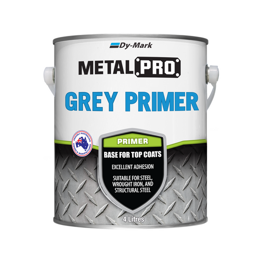 Dy Mark Metalpro Grey Primer 4L - 4L - Quick-Drying - Corrosion Resistant - Auzzistore