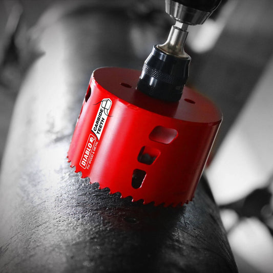 Diablo 152mm Carbide Tipped Hole Saw - Wood & Metal - 71mm Cutting Depth – view 2 - Auzzistore