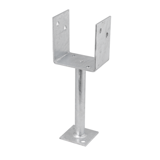 Pryda Full Stirrup Post Anchor - 200x100mm - M10 - Hot Dip Galvanised - Termite Protection – view 2 - Auzzistore