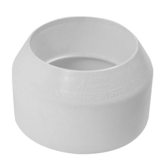 Icon Plastics Stormwater Adaptor 65-90mm PVC Durable Easy Install - Auzzistore