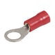 Narva Red Flared Vinyl Insulated Ring Terminal 5mm 25 Pack