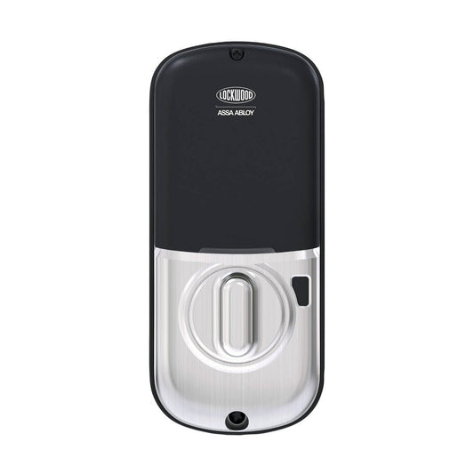 Lockwood Satin Chrome SDL Smart Deadbolt - Keyless Entry - Bluetooth Control - Auto Unlock - 70mm x 168mm x 53.9mm – view 2 - Auzzistore