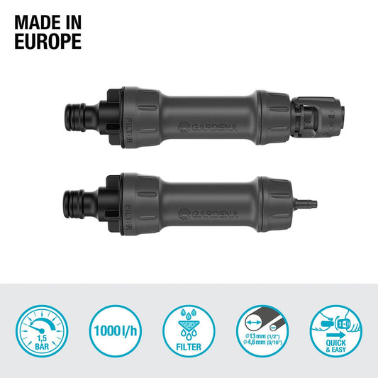 Gardena Micro Irrigation Master Unit 1000 - 4.6mm Supply Pipe - Black - Efficient Water Distribution – view 2
