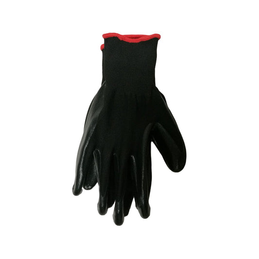 Craftright Nitrile Glove - Large - Polyester Cotton - Nonslip Grip – view 2 - Auzzistore