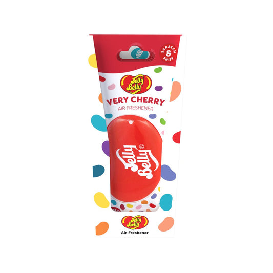 Jelly Belly Air Freshener Very Cherry 3D - 1 Pack - 76mm x 190mm - Long-Lasting Scent