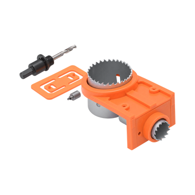 Craftright Door Lock Installation Kit - 25mm 54mm Metal Plastic Easy Use
