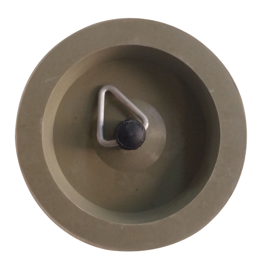 Kinetic 38mm Ring Pull Rubber Plug - Grey - Rubber - Leak-Free Seal - Auzzistore