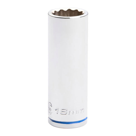 Kincrome 16mm Deep Socket - Chrome Vanadium Steel - Rust Resistant - Auzzistore