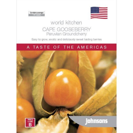 Johnsons Cape Gooseberry Seeds - 95mm - Easy To Grow - Tasty Berries - Auzzistore