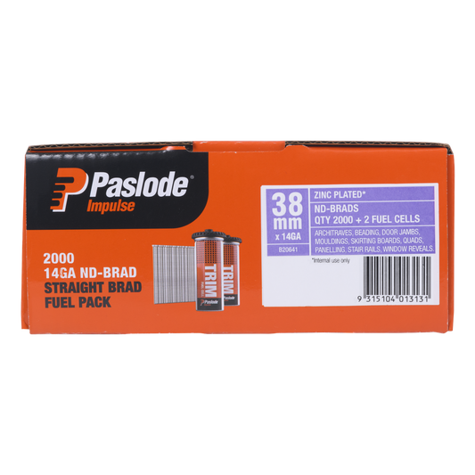 Paslode Nd Brad - 14g x 38mm - Zinc Plated - 2000 Pack – view 2 - Auzzistore