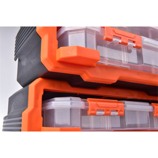 Tactix Storage Tower - 4 Boxes - Polypropylene - Modular - Wall Mountable – view 2 - Auzzistore