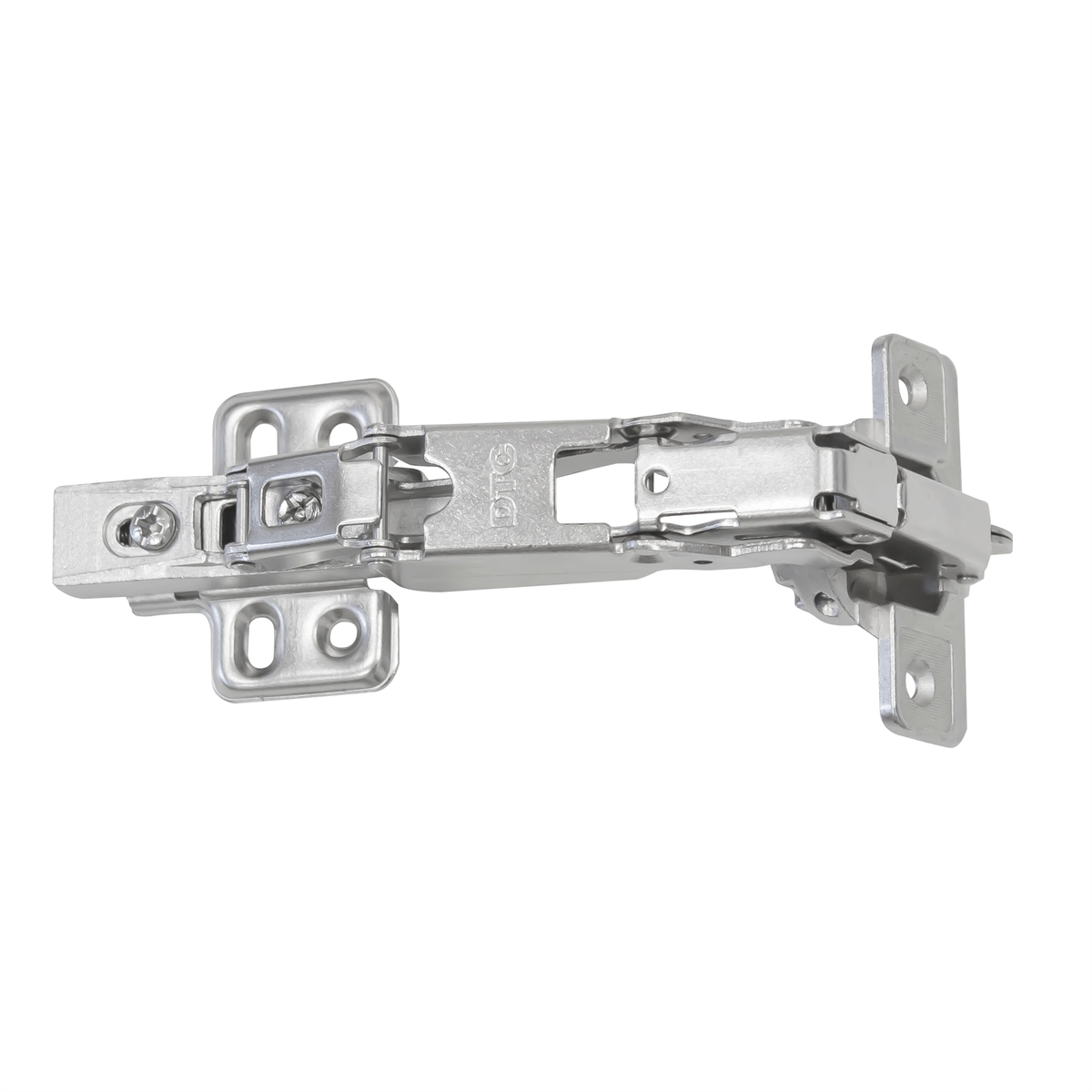 Kaboodle 165 Degree Door Hinges - 1 Pair - Nickel Plated - Durable