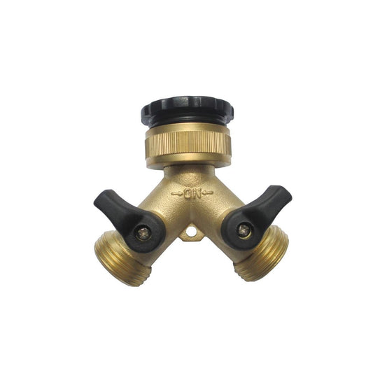 Pope 2 Way Brass Threaded Tap - 12mm - Solid Brass - Durable Design - Auzzistore