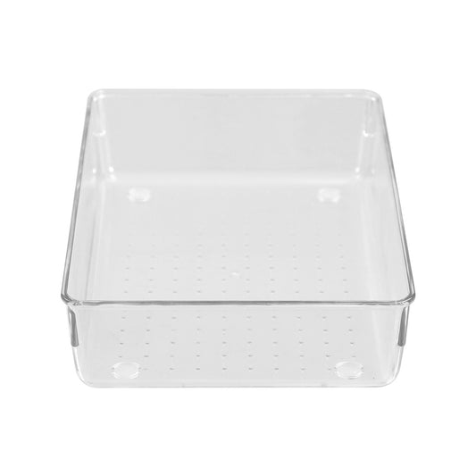 Boxsweden Crystal Storage Tray - 23 x 15 x 5cm - Clear - BPA-Free - Stackable – view 2 - Auzzistore